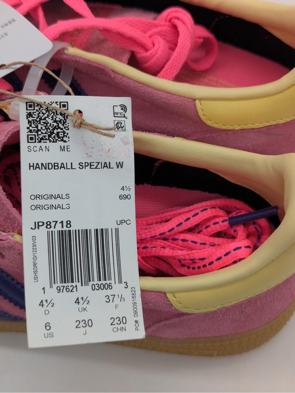 Adidas Handball Spezial Lucid Pink Purple JP8718 Shoes Women's Size 6 / Girls 7Y - Picture 9 of 9